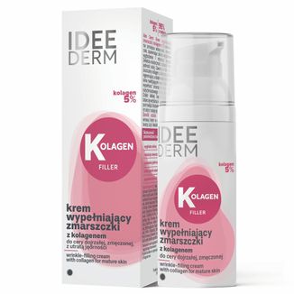 Idee Derm, krem wypełniający zmarszczki, kolagen 5%, 50 ml - zdjęcie produktu