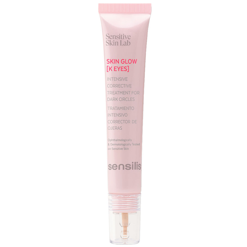 Nieznana Sensilis Sensitive Skin Lab Skin Glow K Eyes, rozświetlający krem na cienie wokół oczu, 15 ml — Składniki i ocena