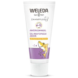 Weleda, żel do mycia zębów dla dzieci 6-12 lat, z fluorem, 50 ml - zdjęcie produktu