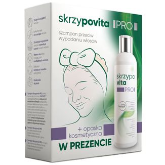 Skrzypovita Pro, szampon, 200 ml + opaska do włosów OMG, 1 sztuka gratis - zdjęcie produktu