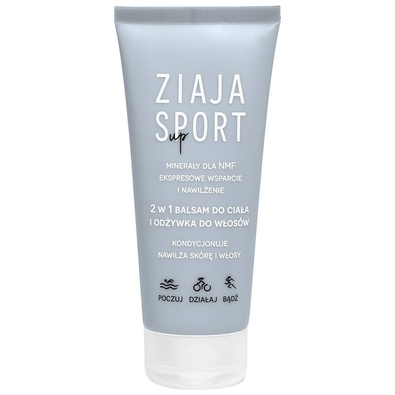 Nieznana Ziaja Sport Up, Lotion pflegend für den Körper und Haarspülung 2w1, 200 ml — Inhaltsstoffe und Bewertung