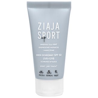 Ziaja Sport Up, krem ochronny UVA+UVB, SPF 50, 50 ml - zdjęcie produktu