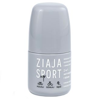 Ziaja Sport Up, antyperspirant i serum 2w1, 60 ml - zdjęcie produktu