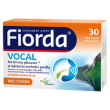Fiorda Vocal, smak pomarańczowy, 30 pastylek do ssania - miniaturka zdjęcia produktu