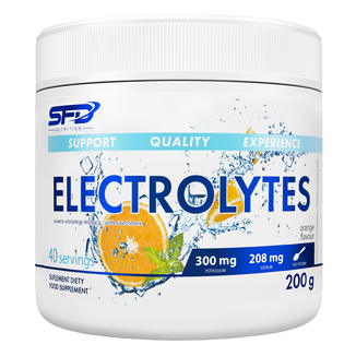 SFD Electrolytes, proszek, smak pomarańczowy, 200 g - zdjęcie produktu