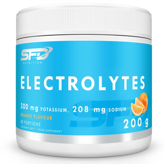 SFD Electrolytes, proszek, smak pomarańczowy, 200 g - zdjęcie produktu