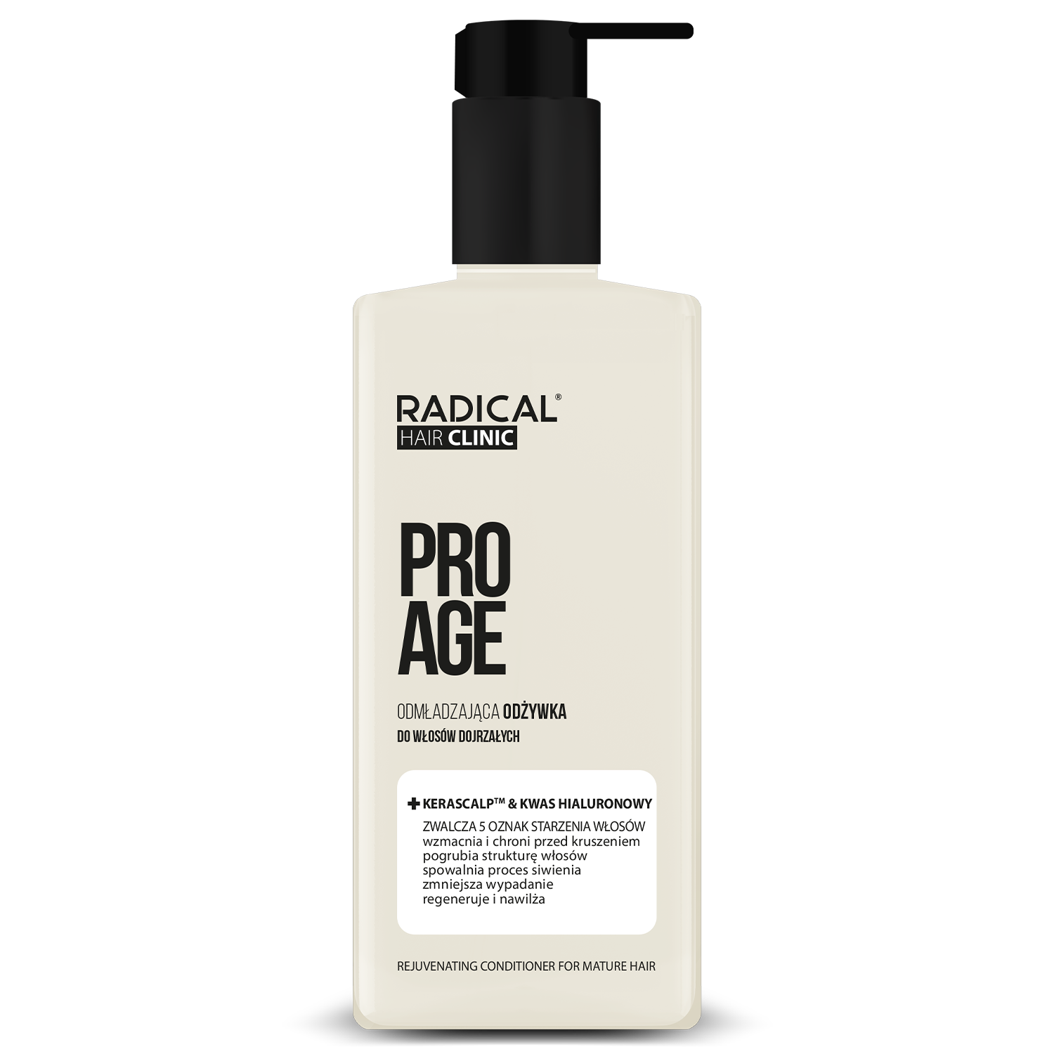 Radical Radical Hair Clinic Pro Age, odmładzająca odżywka do włosów dojrzałych, 200 ml