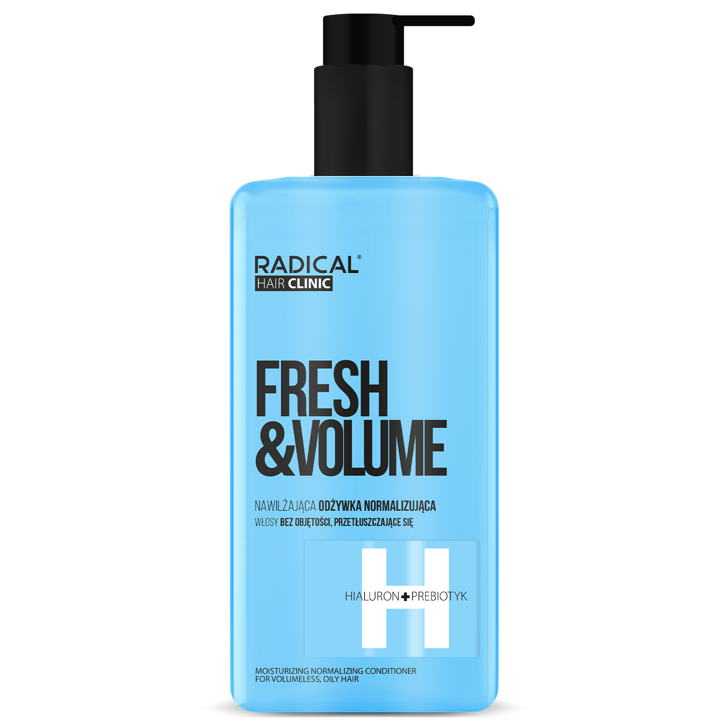 Radical Radical Hair Clinic Fresh & Volume, feuchtigkeitsspendend Spülung normalisierend, 260 ml — Inhaltsstoffe und Bewertung