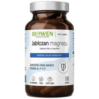 Biowen Jabłczan magnezu, 100 kapsułek - zdjęcie produktu