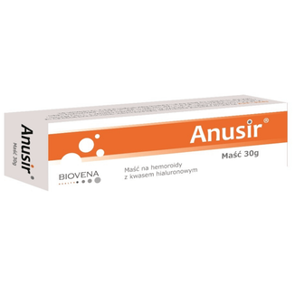 Anusir, maść kojąco-nawilżająca do pielęgnacji skóry okolic odbytu, 30 g - zdjęcie produktu