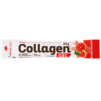Olimp Collagen Gel, żel, smak grejpfrutowy, 20 g - zdjęcie produktu