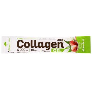 Olimp Collagen Gel, żel, smak aloes-liczi, 20 g - zdjęcie produktu