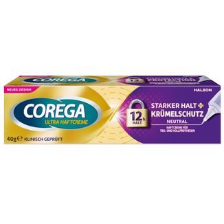 Corega, krem mocujący do protez zębowych, neutralny, 40 g - zdjęcie produktu