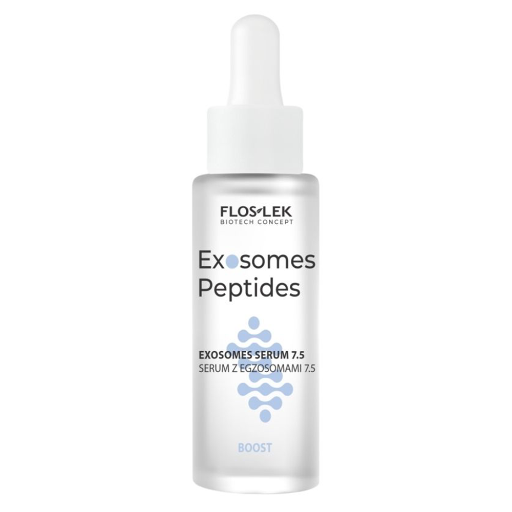Flos-Lek Laboratorium Floslek BioTech Concept Exosomes Peptides, serum do twarzy z egzosomami 7,5 Boost, ujędrniające i rewitalizujące, 30 ml