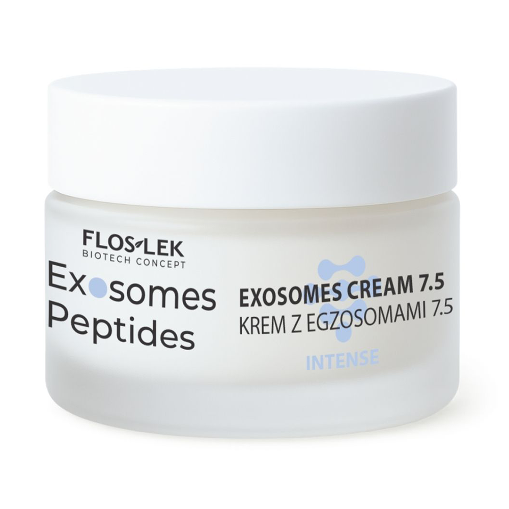 Flos-Lek Floslek BioTech Concept Exosomes Peptides, Gesichtscreme mit Exosomen 7,5 Intense, steigernd Dichte Haut, 50 ml — Inhaltsstoffe und Bewertung