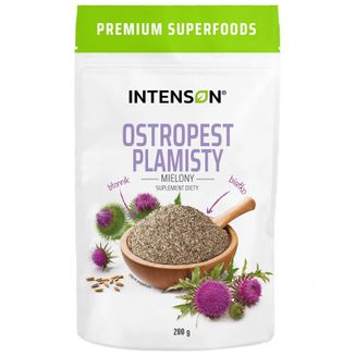 Intenson Ostropest Plamisty, mielony, 200 g - zdjęcie produktu
