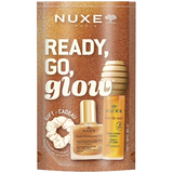 Zestaw Nuxe Ready Go Glow, miodowy olejek do ust, 10 ml + suchy olejek, 10 ml + gumka do włosów - miniaturka zdjęcia produktu