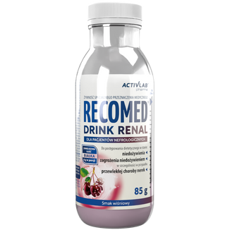 Activlab Pharma RecoMed Drink Renal, preparat odżywczy dla pacjentów nefrologicznych, smak wiśniowy, 85 g KRÓTKA DATA - zdjęcie produktu