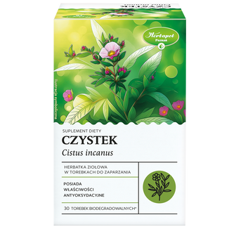 Herbapol Czystek, herbatka ziołowa, 30 saszetek KRÓTKA DATA - zdjęcie produktu