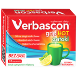 Verbascon Grip Hot Zatoki, 10 saszetek - miniaturka zdjęcia produktu