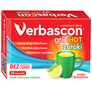 Verbascon Grip Hot Zatoki, 10 saszetek - zdjęcie produktu
