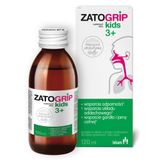 ZatoGrip Kids 3+, syrop dla dzieci, smak malinowy, 120 ml - miniaturka zdjęcia produktu