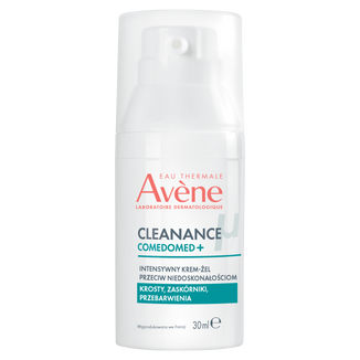 Avene Cleanance ComedoMed, krem-żel przeciw niedoskonałościom, skóra skłonna do trądziku, 30 ml - zdjęcie produktu
