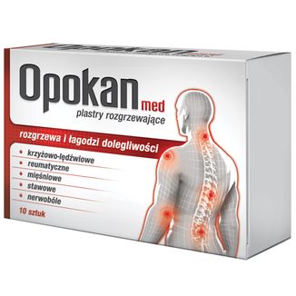 Opokan Med, plastry rozgrzewające, 10 sztuk USZKODZONE OPAKOWANIE Opokan Med, plastry rozgrzewające, 10 sztuk USZKODZONE OPAKOWANIE - zdjęcie produktu