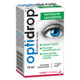 Optidrop Naturalne Łagodzenie, krople do oczu, 10 ml - miniaturka zdjęcia produktu