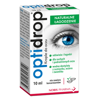 Optidrop Naturalne Łagodzenie, krople do oczu, 10 ml - zdjęcie produktu