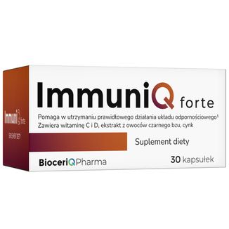BioceriQ ImmuniQ Forte, 30 kapsułek - zdjęcie produktu