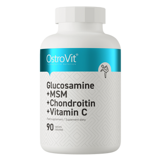 OstroVit Glucosamine + MSM + Chondroitin + Vitamin C, 90 tabletek - zdjęcie produktu