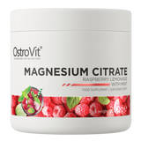 OstroVit Magnesium Citrate, cytrynian magnezu, smak lemoniady malinowej z miętą, 200 g - miniaturka zdjęcia produktu
