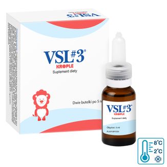 VSL#3, dla dzieci od 1 dnia życia, 2 x 5 ml - zdjęcie produktu