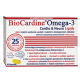 BioCardine Omega-3 Cardio&Neuro Lipids, 60 kapsułek BioCardine Omega-3 Cardio&Neuro Lipids, 60 kapsułek - miniaturka zdjęcia produktu