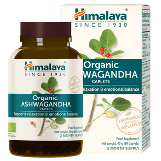 Himalaya Organic Ashwagandha, 60 tabletek - zdjęcie produktu