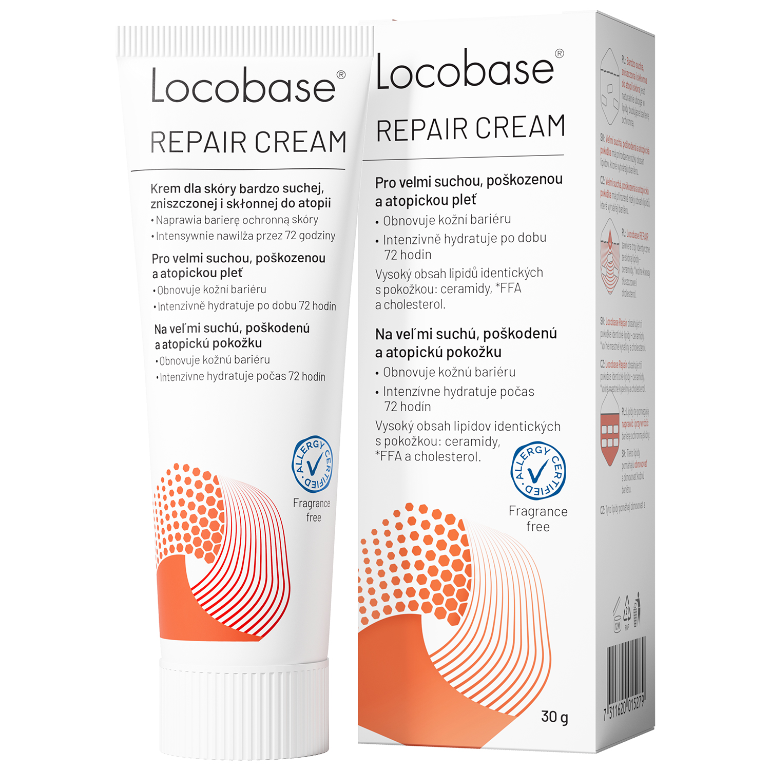 Locobase Locobase Repair (dawniej Nanobase), krem do skóry suchej, zniszczonej i atopowej, 30 g