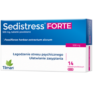 Sedistress Forte 500 mg, 14 tabletek - zdjęcie produktu