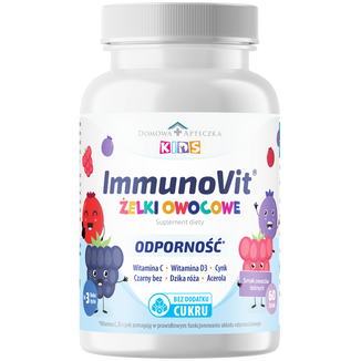 Immunovit, żelki, od 3 roku życia, 180 g Immunovit, żelki, od 3 roku życia, 180 g - zdjęcie produktu