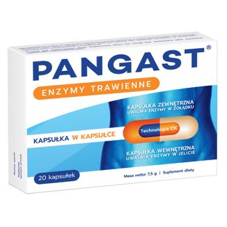 Pangast, 20 kapsułek - zdjęcie produktu