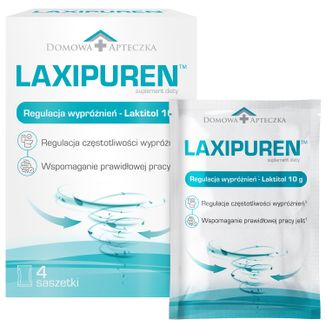 Laxipuren, 10 g x 4 saszetki Laxipuren, 10 g x 4 saszetki - zdjęcie produktu