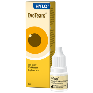 Hylo EvoTears, krople do oczu, 3 ml - zdjęcie produktu