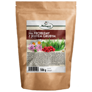 Herbapol Mieszanka Na Problemy z Jelitem Grubym, 100 g Herbapol Mieszanka Na Problemy z Jelitem Grubym, 100 g - zdjęcie produktu
