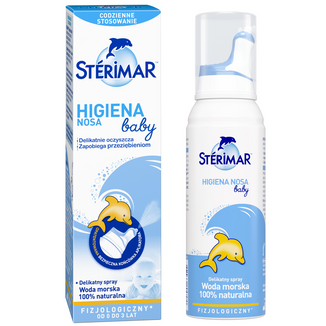 Sterimar Baby Higiena Nosa, spray fizjologiczny do nosa od 0 do 3 lat, 100 ml - zdjęcie produktu