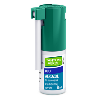 Tantum Verde Duo 1,5 mg + 5 mg/ml, aerozol, 15 ml - zdjęcie produktu