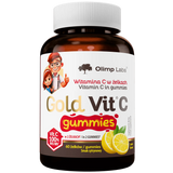 Olimp, Gold-Vit C Gummies, żelki o smaku cytrynowym, 60 sztuk - miniaturka zdjęcia produktu
