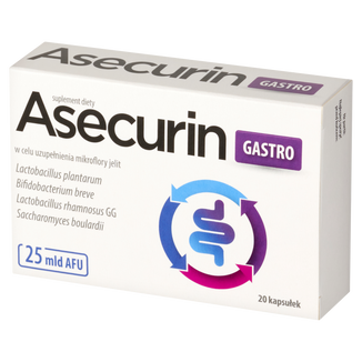Asecurin Gastro, 20 kapsułek Asecurin Gastro, 20 kapsułek - zdjęcie produktu