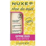 Zestaw Nuxe Reve de Miel, nawilżająca pomadka do ust suchych i spierzchniętych, 2 x 4 g - miniaturka zdjęcia produktu