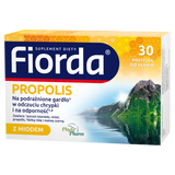Fiorda Propolis, 30 pastylek do ssania Fiorda Propolis, 30 pastylek do ssania - miniaturka zdjęcia produktu