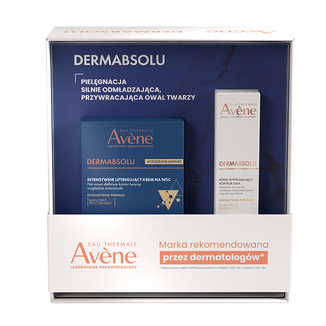 Zestaw Avene Dermabsolu na noc, intensywnie liftingujący krem na noc, 40 ml + krem wypełniający kontur oka, 15 ml Zestaw Avene Dermabsolu na noc, intensywnie liftingujący krem na noc, 40 ml + krem wypełniający kontur oka, 15 ml - zdjęcie produktu